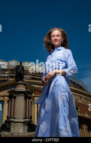 Katie Derham, photographed outside the Royal Albert Hall Stock Photo