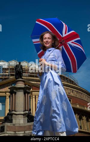 Katie Derham, photographed outside the Royal Albert Hall Stock Photo