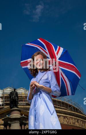 Katie Derham, photographed outside the Royal Albert Hall Stock Photo