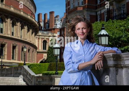 Katie Derham, photographed outside the Royal Albert Hall Stock Photo
