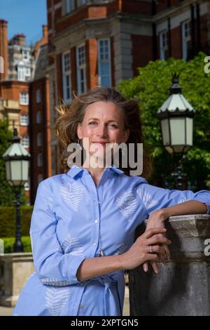Katie Derham, photographed outside the Royal Albert Hall Stock Photo