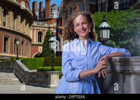 Katie Derham, photographed outside the Royal Albert Hall Stock Photo