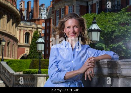 Katie Derham, photographed outside the Royal Albert Hall Stock Photo