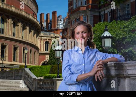 Katie Derham, photographed outside the Royal Albert Hall Stock Photo
