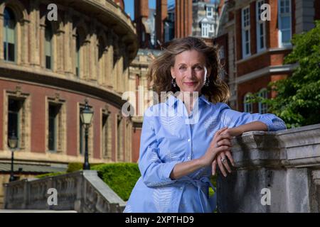 Katie Derham, photographed outside the Royal Albert Hall Stock Photo