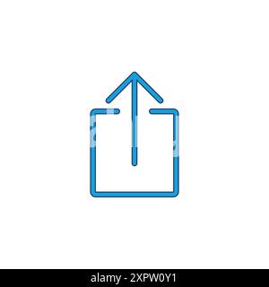Share icon vector. Sharing vector icon Stock Vector