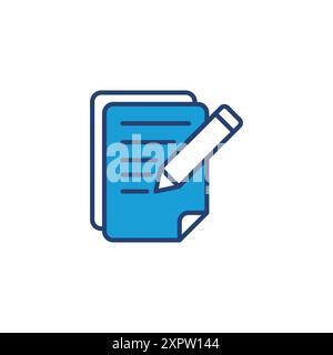 Note icon vector. notepad icon vector Stock Vector