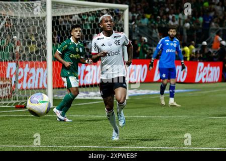 Sao Paulo, Brazil. 07th Aug, 2024. Match between Palmeiras and Flamengo in the round of 16 of the Copa do Brasil 2024, at Allianz Parque, on the evening of this Wednesday, 7th. Photo: Adriana Spaca/SPP (Adriana Spaca/SPP) Credit: SPP Sport Press Photo. /Alamy Live News Stock Photo