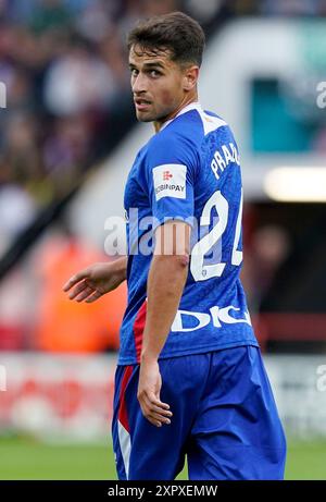 Walsall, UK. 7th Aug, 2024. Be-at Prados of Athletic Bilbao during the Pre Season Friendly match at the Bescot Stadium, Walsall. Picture credit should read: Andrew Yates/Sportimage Credit: Sportimage Ltd/Alamy Live News Stock Photo