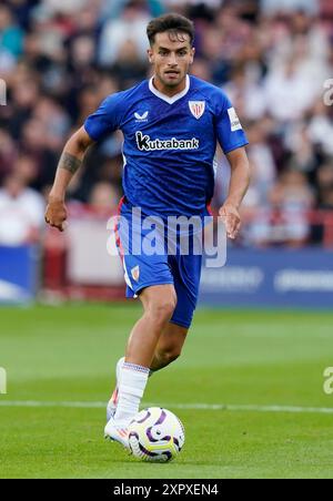 Walsall, UK. 7th Aug, 2024. Be-at Prados of Athletic Bilbao during the Pre Season Friendly match at the Bescot Stadium, Walsall. Picture credit should read: Andrew Yates/Sportimage Credit: Sportimage Ltd/Alamy Live News Stock Photo