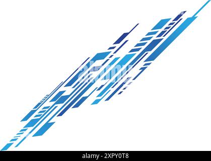Sports stripes, car stickers black color. Racing decals Stock Vector