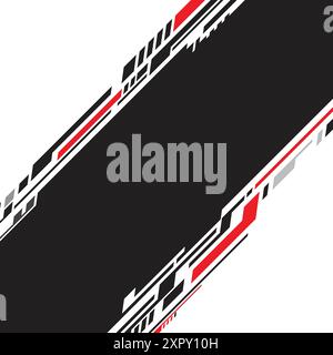 Hi tech background illustration design template Stock Vector