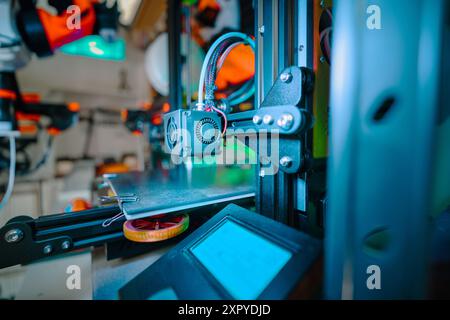 3d printer. Design prototype studio. Home factory. Stock Photo