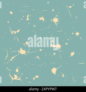 Grunge texture background. Abstract dirt and scratched texture of wall. Distressed texture with blue and beige colors, aged wall. Vector illustration Stock Vector