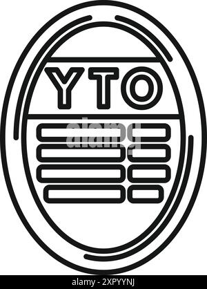 Cryptocurrency coin showing a digital currency investment by being placed on a financial chart Stock Vector