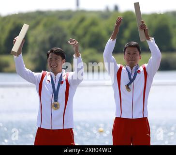 Gold medalists Hao Liu and Bowen Ji of People Republic of China ...