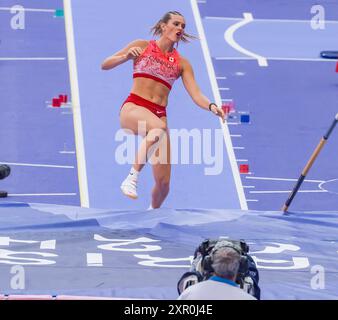 Alysha Newman (Canada). Pole Vault Women finals. IAAF World Athletics