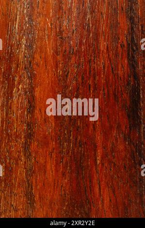 Scratched brown wooden surface macro close up view Stock Photo