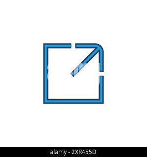 External Link Line Icon Arrow Point Pointer Web Website Webpage ...