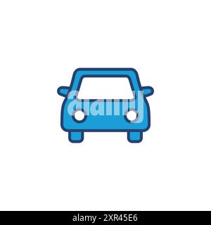 Car icon vector. car vector icon. small sedan Stock Vector