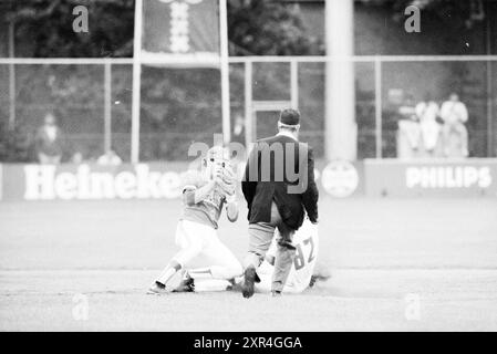 Netherlands - Venezuela, Baseball World Championships 1986, 31-07-1986, Whizgle Dutch News: Historic Images Tailored for the Future. Explore The Netherlands past with modern perspectives through Dutch agency imagery. Bridging yesterday's events with tomorrow's insights. Embark on a timeless journey with stories that shape our future. Stock Photo