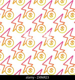 Charge icon Pattern background Vector Stock Vector