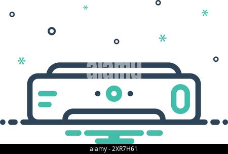 Icon for air conditioning, air Stock Vector
