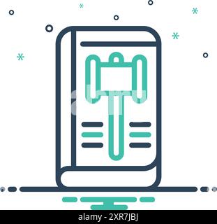 Icon for conduct Stock Vector