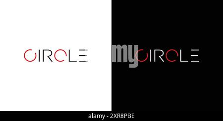 The Circle logo design is unique and modern Stock Vector
