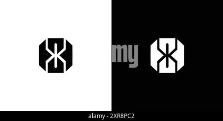 The Spider logo design is simple and unique Stock Vector