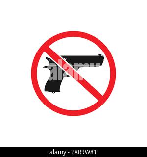 Arm Ben Icon. With Gun and Cross Symbols. Editable Flat Vector Illustration. Stock Vector