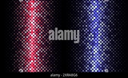 Abstract Multi Colored Pixels Pattern, Geometric Mosaic Texture - Vector Background Stock Vector