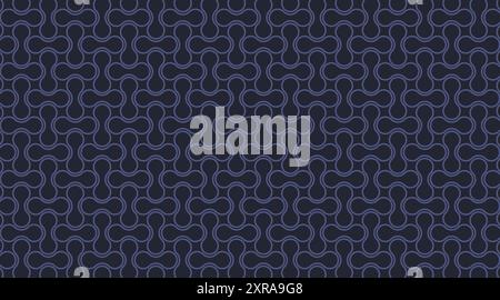 Abstract Geometric Mosaic Background Design, Blue Metaballs Pattern in Editable Vector Format Stock Vector