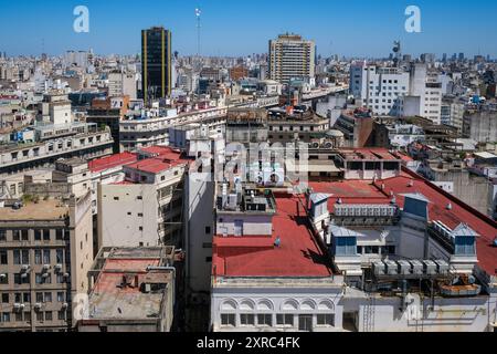 City overview, City, Buenos Aires, Argentina Stock Photo