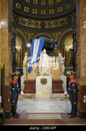 Mausoleum General Jose de San Mart'n, Cathedral Metropolitana de Buenos Aires, Argentina Stock Photo