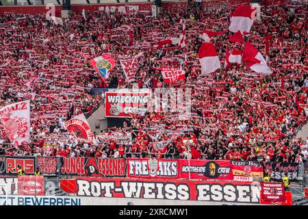 Rot-Weiss-Essen Stadium on the port road, Essen, Ruhr, Nordrhein-Westfalen,  Germany, Europe, Aerial view, Essen, Ruhr, Nordrhein-Westfalen, Germany, E  Stock Photo - Alamy