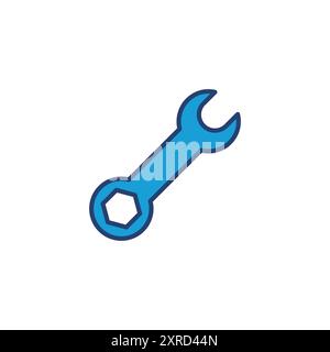 Wrench icon vector. repair icon vector. tools icon vector Stock Vector