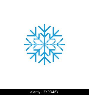 Snow icon vector. snowflake icon vector Stock Vector