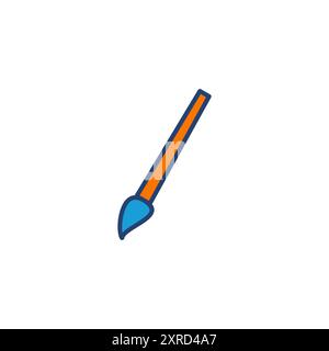 Paint icon vector. paint brush icon vector. paint roller icon vector Stock Vector