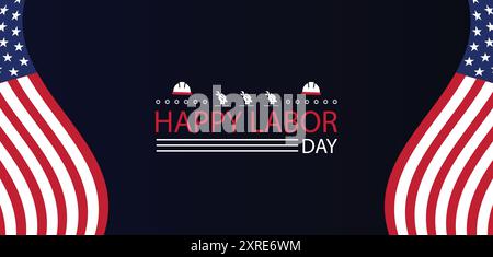 Labor Day A Day to Recognize and Appreciate Workforce Contributions Stock Vector