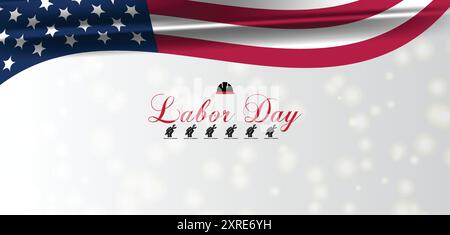 Labor Day A Day to Recognize and Appreciate Workforce Contributions Stock Vector