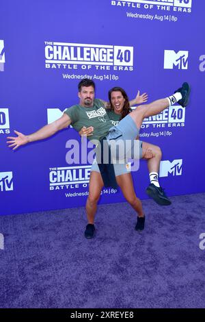 Johnny 'Bananas' Devenanzio und Emily Schromm bei der 40. Staffel der