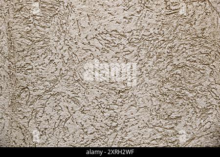 Old wall texture. House exterior finish. Plaster wall with holes. Texture. Background. Stock Photo