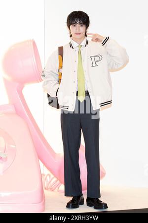 Seoul, South Korea. 9th Aug, 2024. South Korean singer Jaehyun, member of K-Pop boy band NCT, attends a photocall for the Loewe event in Seoul, South Korea on August 9, 2024. (Photo by: Lee Young-ho/Sipa USA) Credit: Sipa USA/Alamy Live News Stock Photo