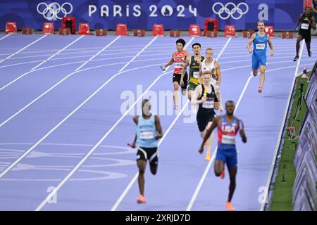 Saint-Denis, France. Credit: MATSUO. 10th Aug, 2024. Kentaro Sato (JPN) Athletics : Men's 4400m Final during the Paris 2024 Olympic Games at Stade de France in Saint-Denis, France. Credit: MATSUO .K/AFLO SPORT/Alamy Live News Stock Photo