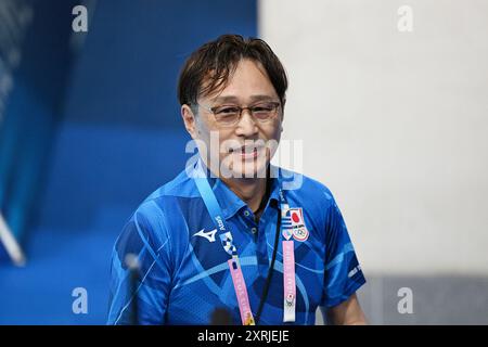 Saint-Denis, France. Credit: MATSUO. 10th Aug, 2024. Suei Mabuchi Diving : Men's Synchronised 10m Platform Final during the Paris 2024 Olympic Games at Aquatics Centre in Saint-Denis, France. Credit: MATSUO .K/AFLO SPORT/Alamy Live News Stock Photo