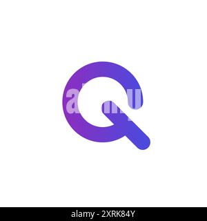 Letter Q Initial Logo Design Stock Vector