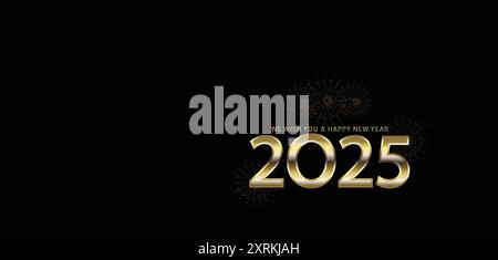 Embracing the Future Welcome 2025 with Open Arms Stock Vector