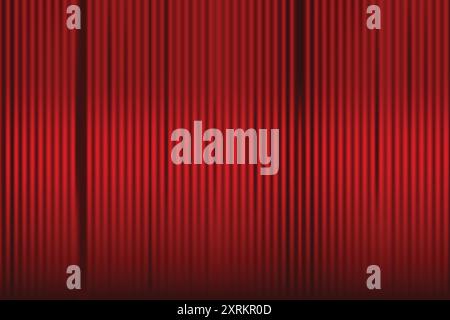 Red Curtain Backdrop Vector Design. Stock Vector
