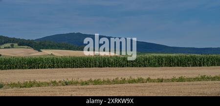 Lower Silesian summer landscape after harvest Stock Photo - Alamy